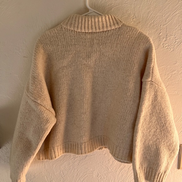 Babaa Cardigan no23 Natural wool - Picture 2 of 4